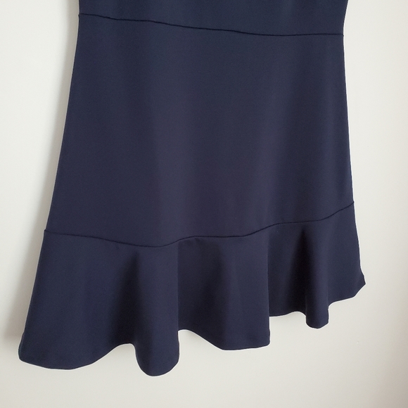 🆕️Gap Navy Peplum Hem Dress Size 14 - Picture 3 of 6